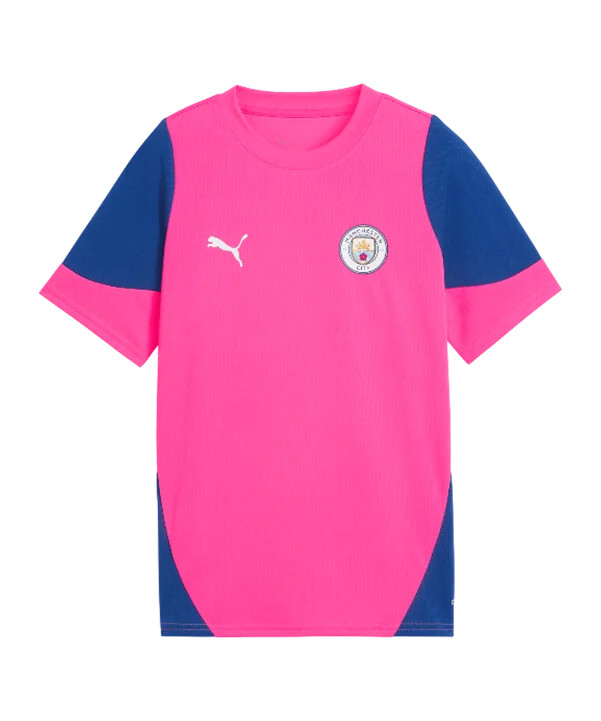 puma manchester city trainingsshirt kids rosa f17