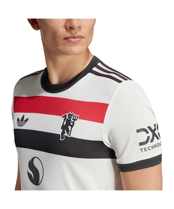 adidas originals manchester united auth trikot 3rd 20242025 weiss