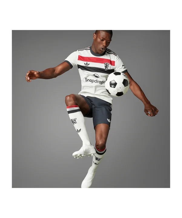 adidas originals manchester united auth trikot 3rd 20242025 weiss