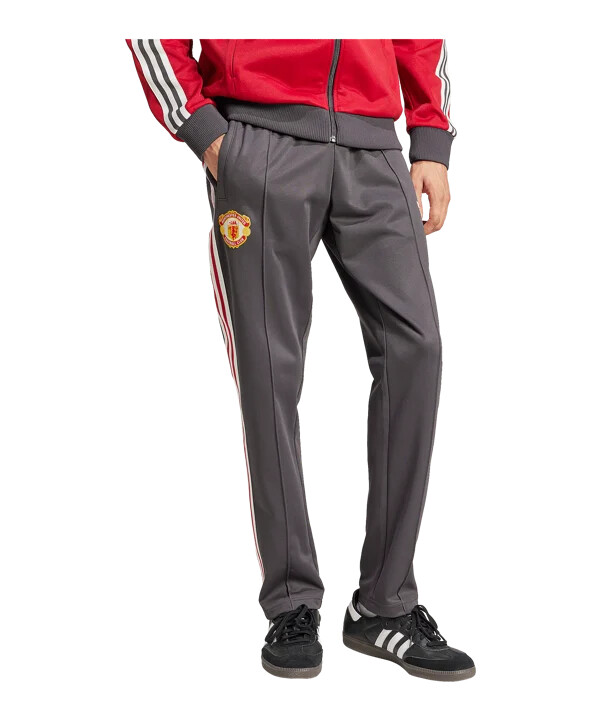 adidas originals manchester united beckenbauer trainingshose schwarz