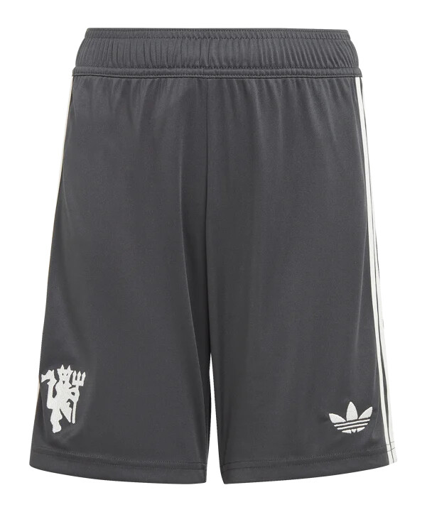 adidas originals manchester united short 3rd 20242025 kids grau