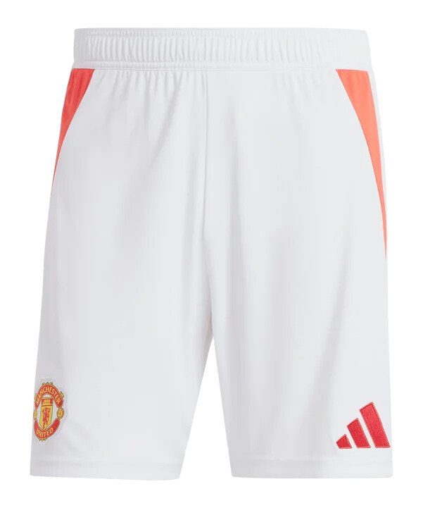 adidas manchester united short home 20242025 weiss