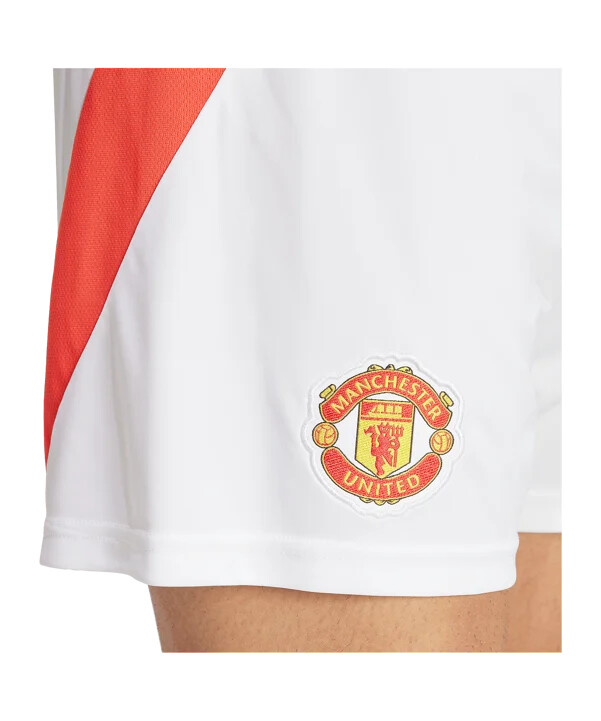 adidas manchester united short home 20242025 weiss
