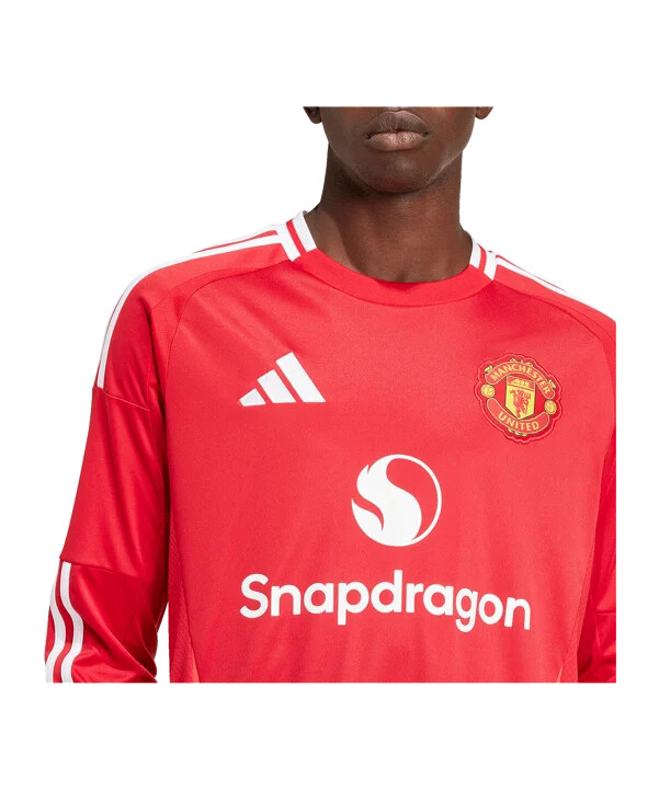 adidas manchester united trikot langarm home 20242025 rot