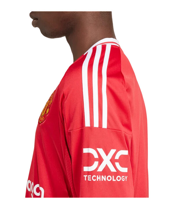 adidas manchester united trikot langarm home 20242025 rot