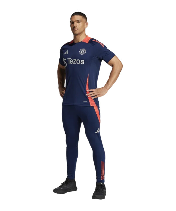 adidas manchester united trainingshose blau