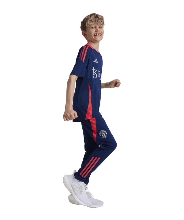 adidas manchester united trainingshose kids blau