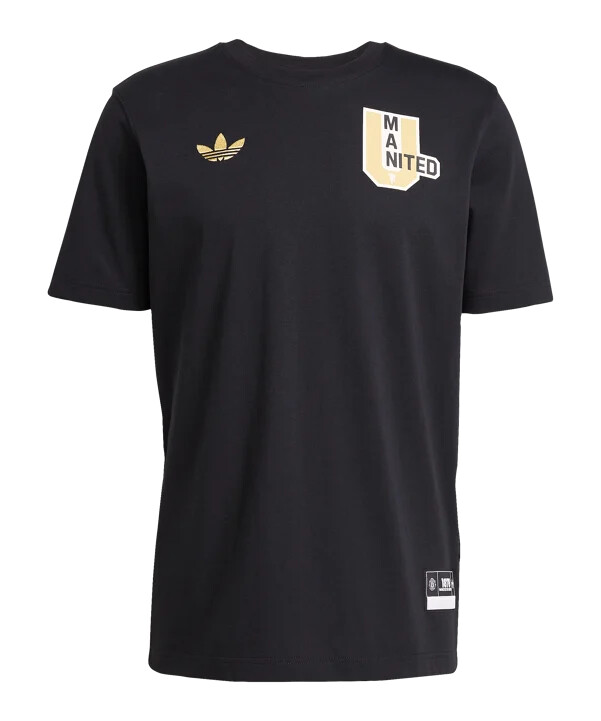 adidas manchester united vrct t-shirt schwarz