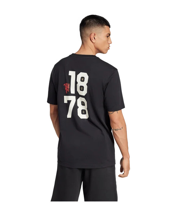 adidas manchester united vrct t-shirt schwarz