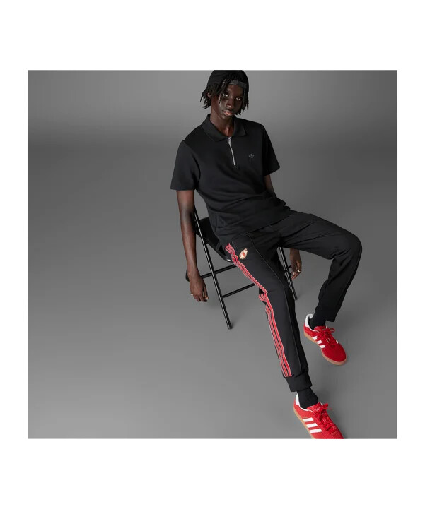 adidas manchester united trainingshose schwarz