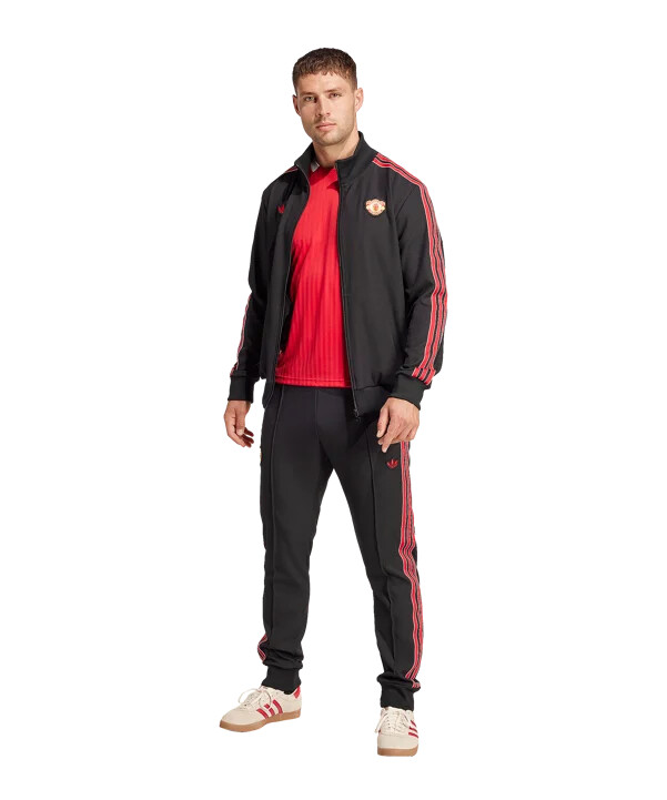 adidas manchester united trainingshose schwarz
