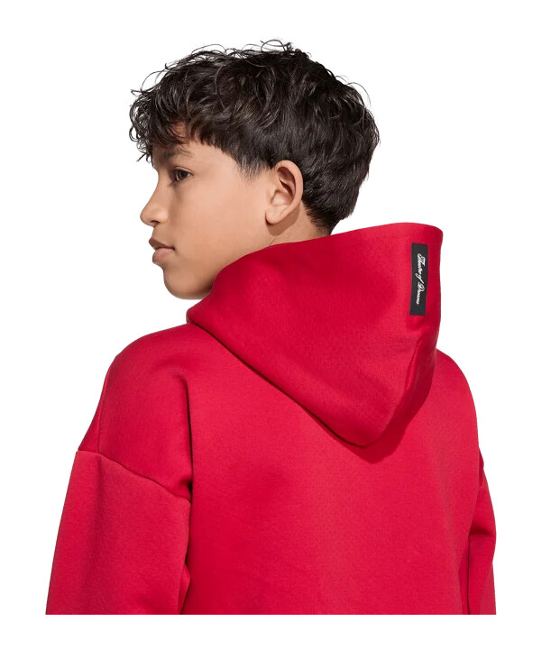 adidas manchester united anthem kapuzenjacke kids rot