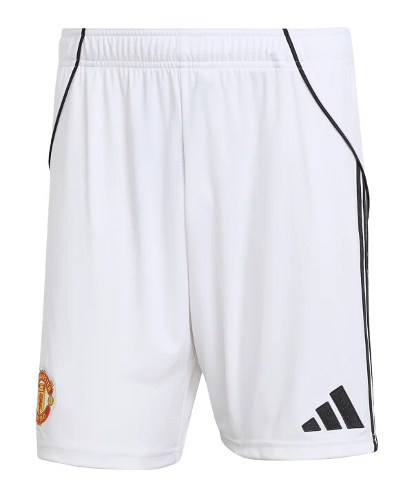 adidas manchester united short home 20252026 weiß