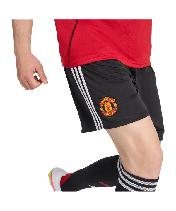 adidas manchester united short home 20252026 schwarz