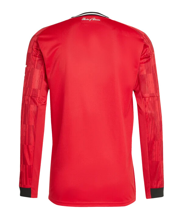 adidas manchester united longsleeve trikot home 20252026 rot