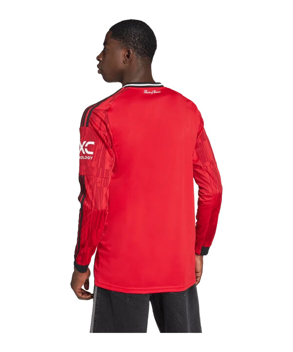 adidas manchester united longsleeve trikot home 20252026 rot