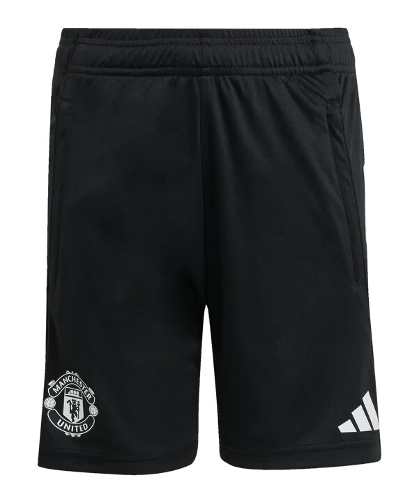 adidas manchester united training short kids schwarz