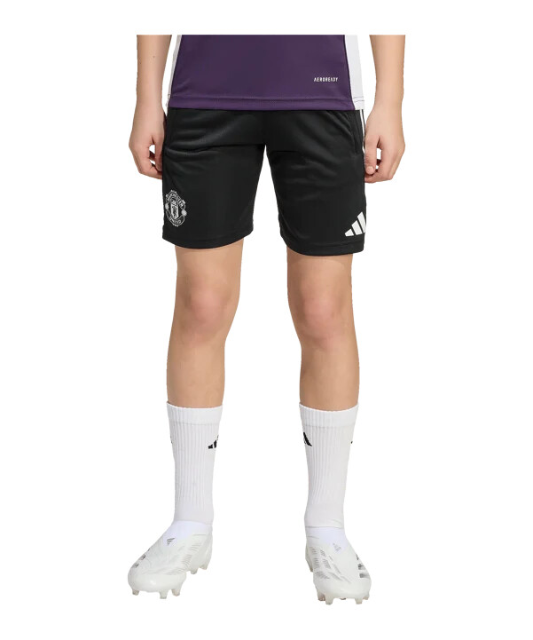 adidas manchester united training short kids schwarz