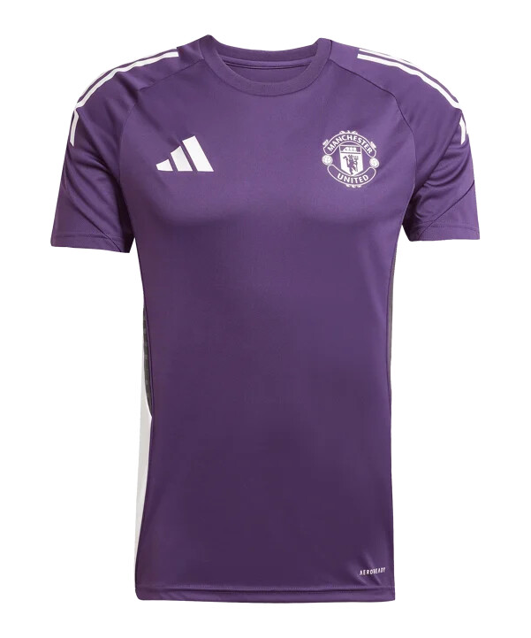 adidas manchester united competiton trainingsshirt lila