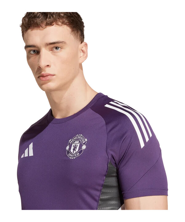 adidas manchester united competiton trainingsshirt lila