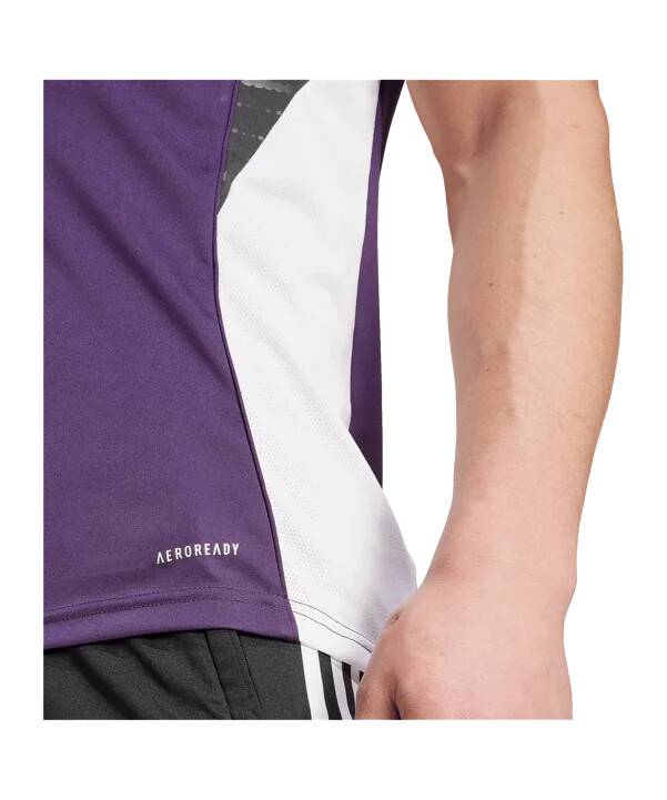 adidas manchester united competiton trainingsshirt lila