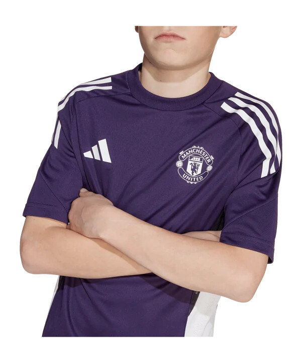adidas manchester united competiton trainingsshirt kids lila
