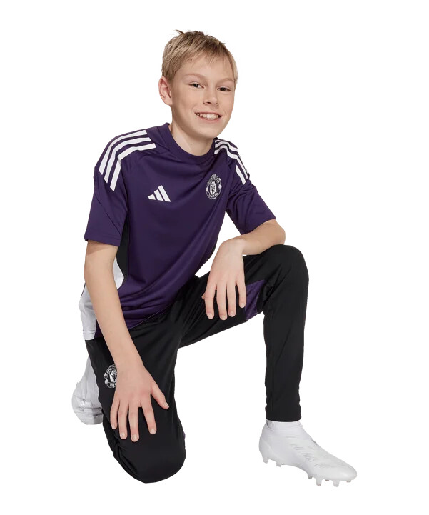 adidas manchester united competiton trainingsshirt kids lila