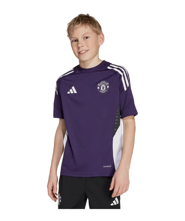 adidas manchester united competiton trainingsshirt kids lila