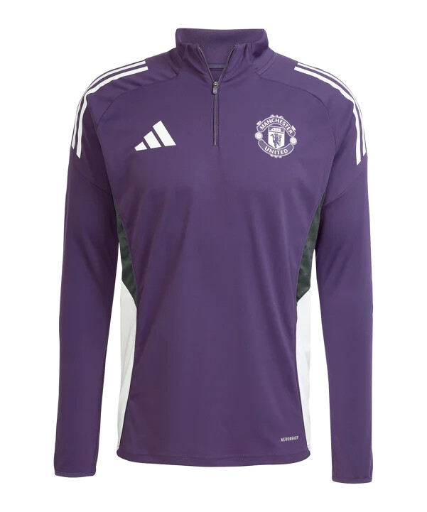 adidas manchester united training sweatshirt lila