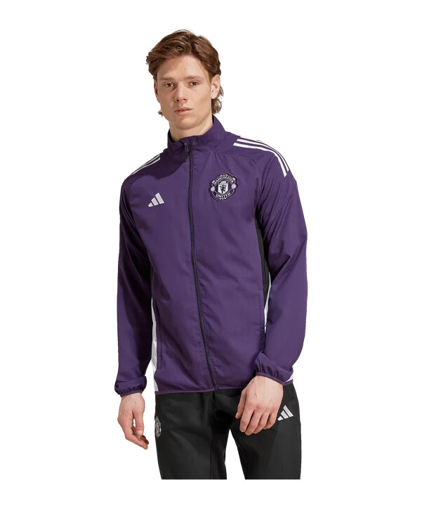 adidas manchester united competiton trainingsshirt lila