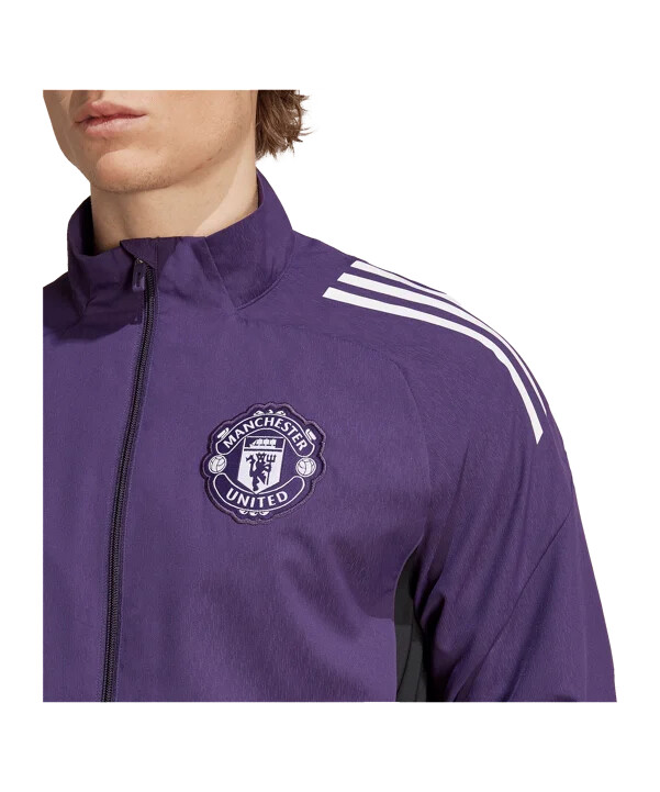 adidas manchester united competiton trainingsshirt lila