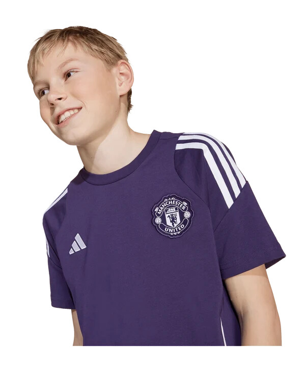 adidas manchester united competiton trainingsshirt kids lila