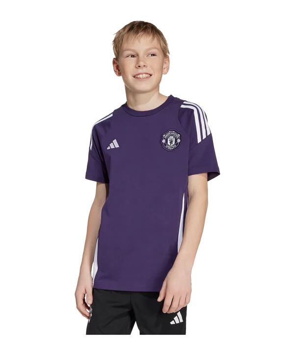 adidas manchester united competiton trainingsshirt kids lila