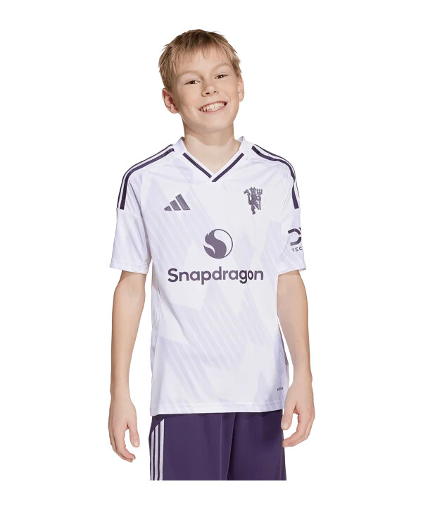 adidas manchester united trikot away 20252026 kids weiß