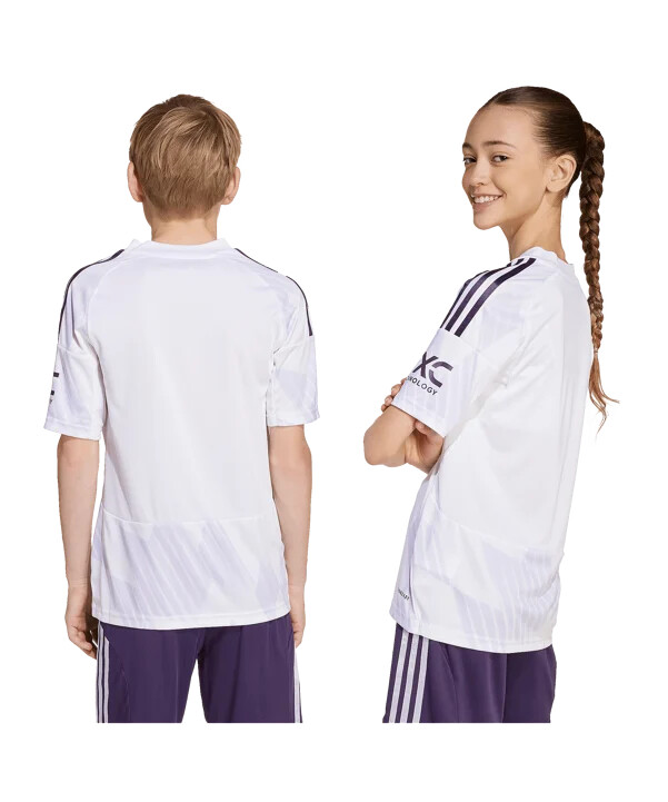 adidas manchester united trikot away 20252026 kids weiß