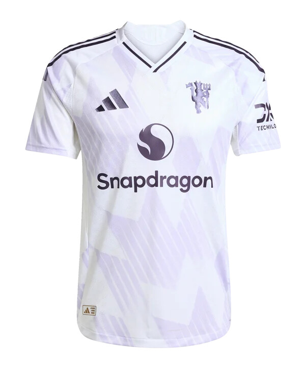 adidas manchester united authentic trikot away 20252026 weiß