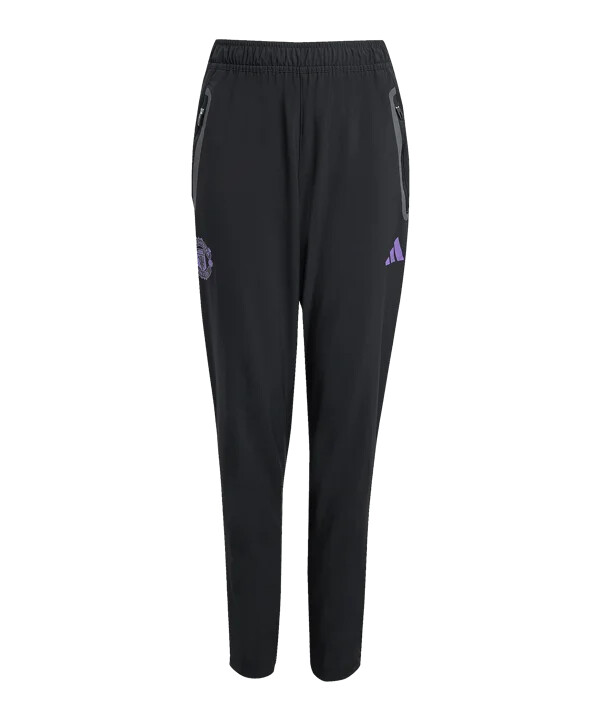 adidas manchester united vis tech travel jogginghose kids schwarz