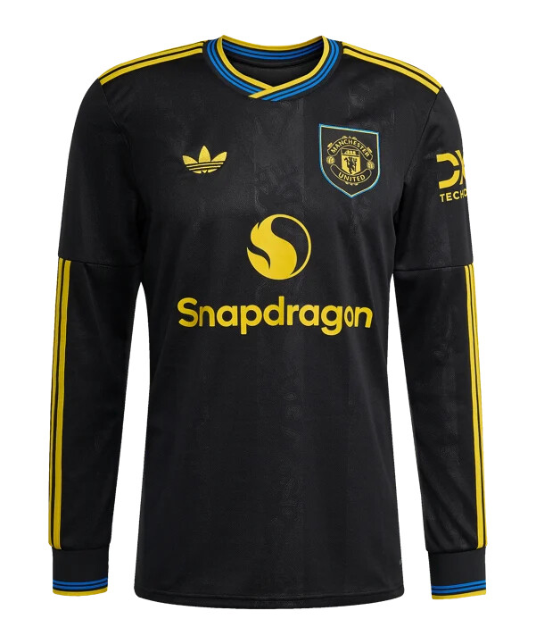adidas manchester united trikot langarm 3rd 20252026 schwarz