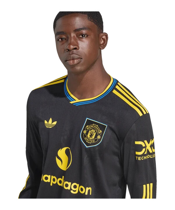 adidas manchester united trikot langarm 3rd 20252026 schwarz