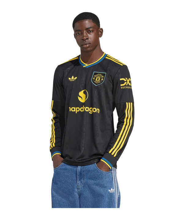 adidas manchester united trikot langarm 3rd 20252026 schwarz