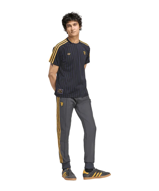 adidas manchester united icon track hose schwarz