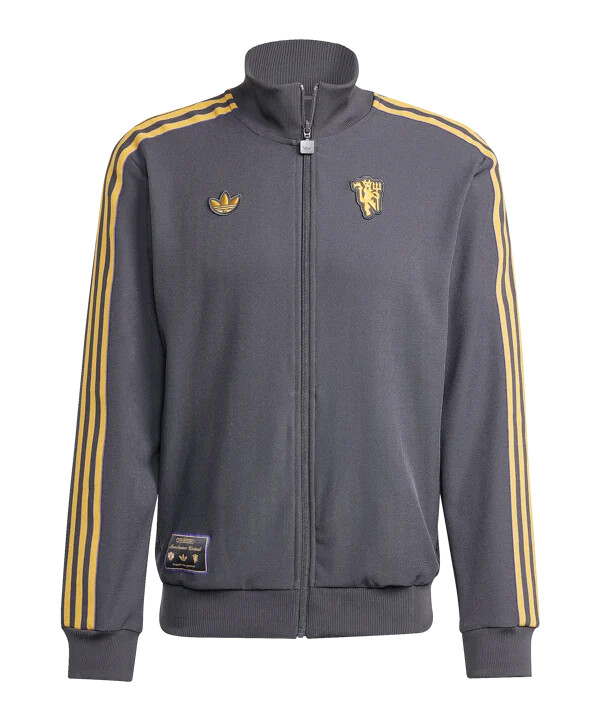 adidas manchester united icon track sweatshirt schwarz