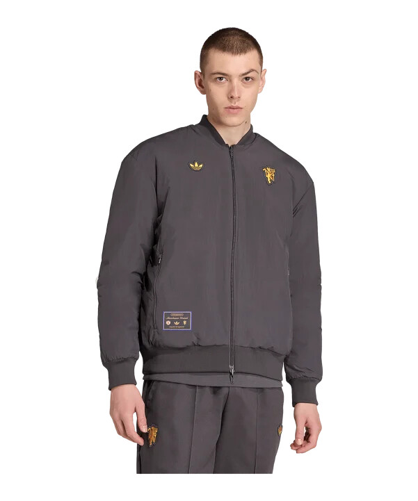 adidas manchester united icon jacke schwarz