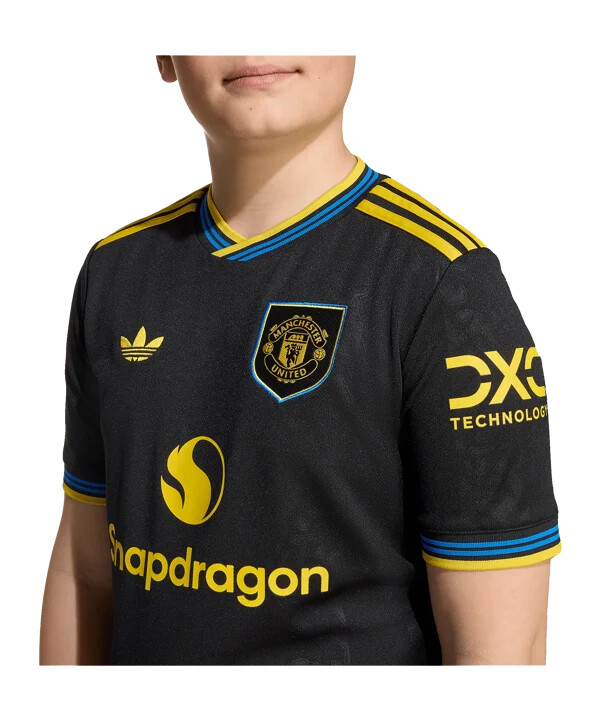 adidas manchester united trikot 3rd 20252026 kids schwarz