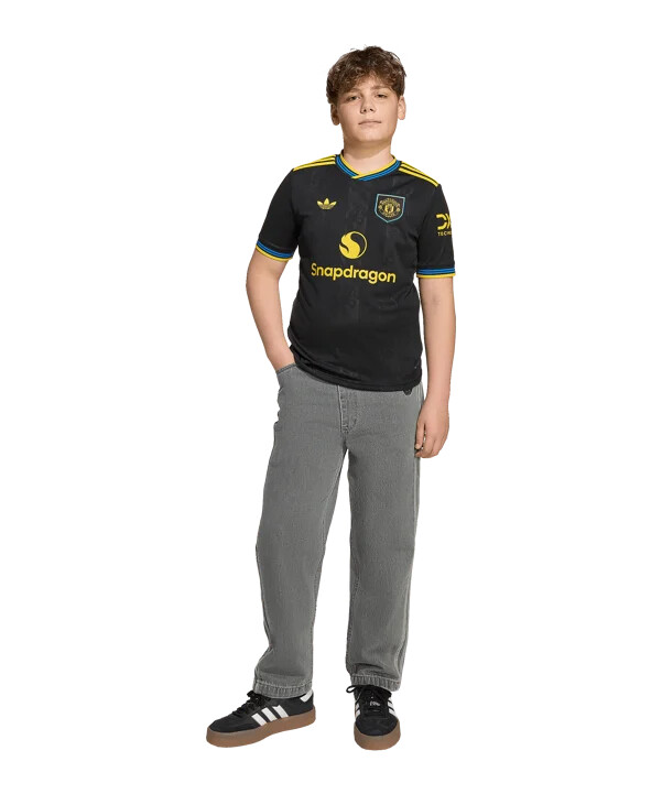 adidas manchester united trikot 3rd 20252026 kids schwarz