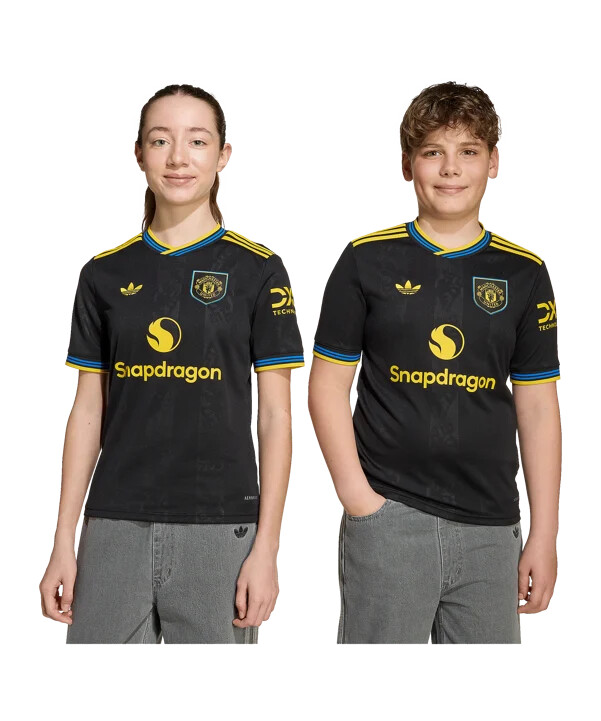 adidas manchester united trikot 3rd 20252026 kids schwarz