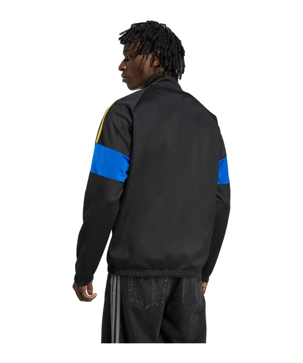 adidas manchester united lfstlr track sweatshirt schwarz