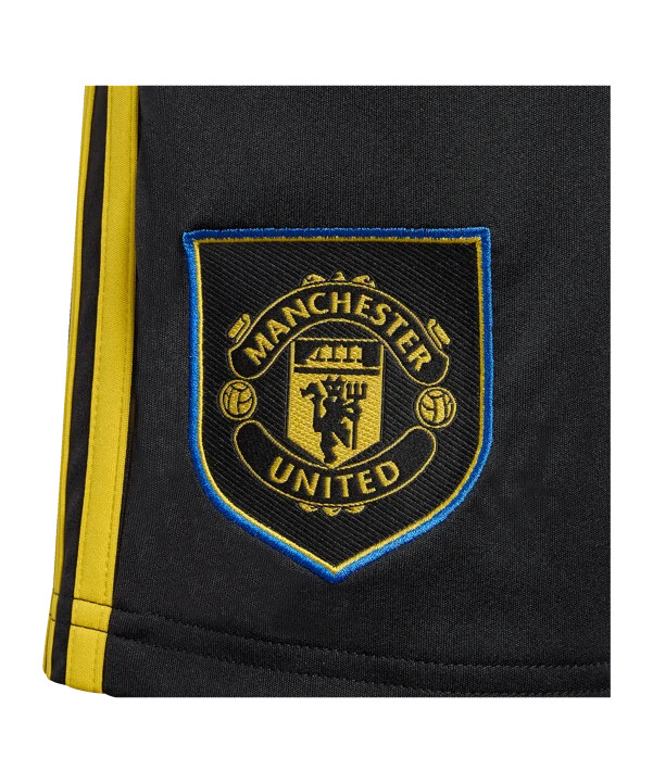 adidas manchester united short 3rd 20252026 kids schwarz
