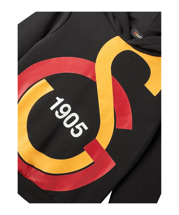 galatasaray istanbul big logo sweatshirt kids schwarz