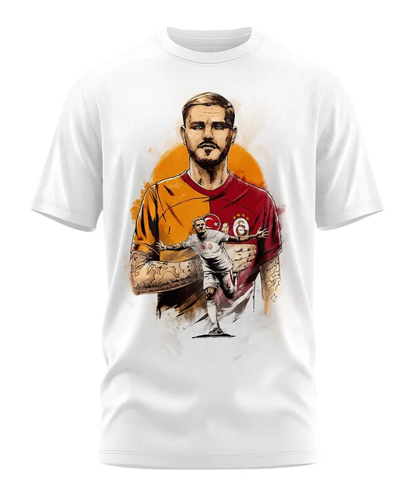 galatasaray istanbul icardi t-shirt weiß